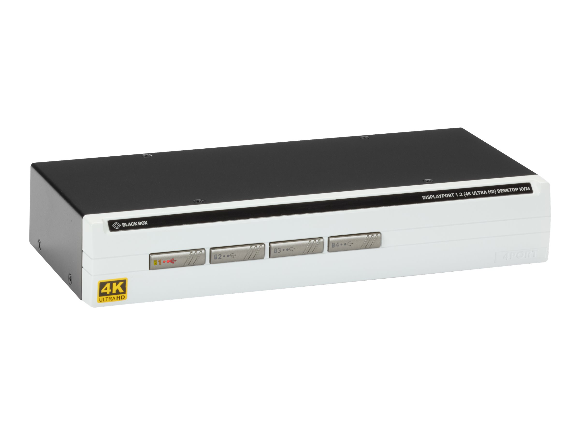 Black Box Desktop 4K60 DisplayPort KVM Switch Single-Head