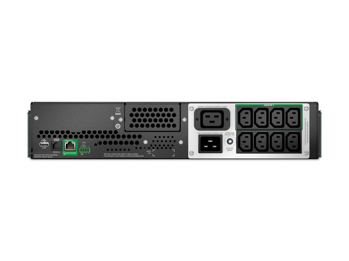 APC Smart-UPS Lithium Ion - UPS - interaktivní linka, 8x IEC C13, 1x IEC C19, SmartConnect+SmartSlot, AVR, LCD - 1980 Watt - 2200 VA – foto 4