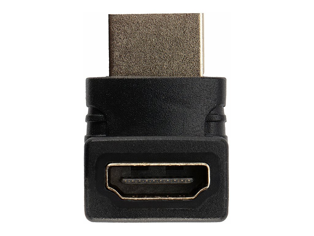 Adaptateur HDMI femelle vers HDMI m le coudé à 90 dégrés vers le haut