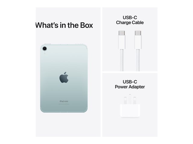  iPad mini Wi-Fi + 5G - 256 Go - bleu