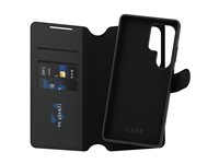 PanzerGlass CARE by Feature Case Tango Two-in-One Wallet w. Qi Compatible Samsung Galaxy S25 Ultra Beskyttelsescover Sort Samsung Galaxy S25 Ultra