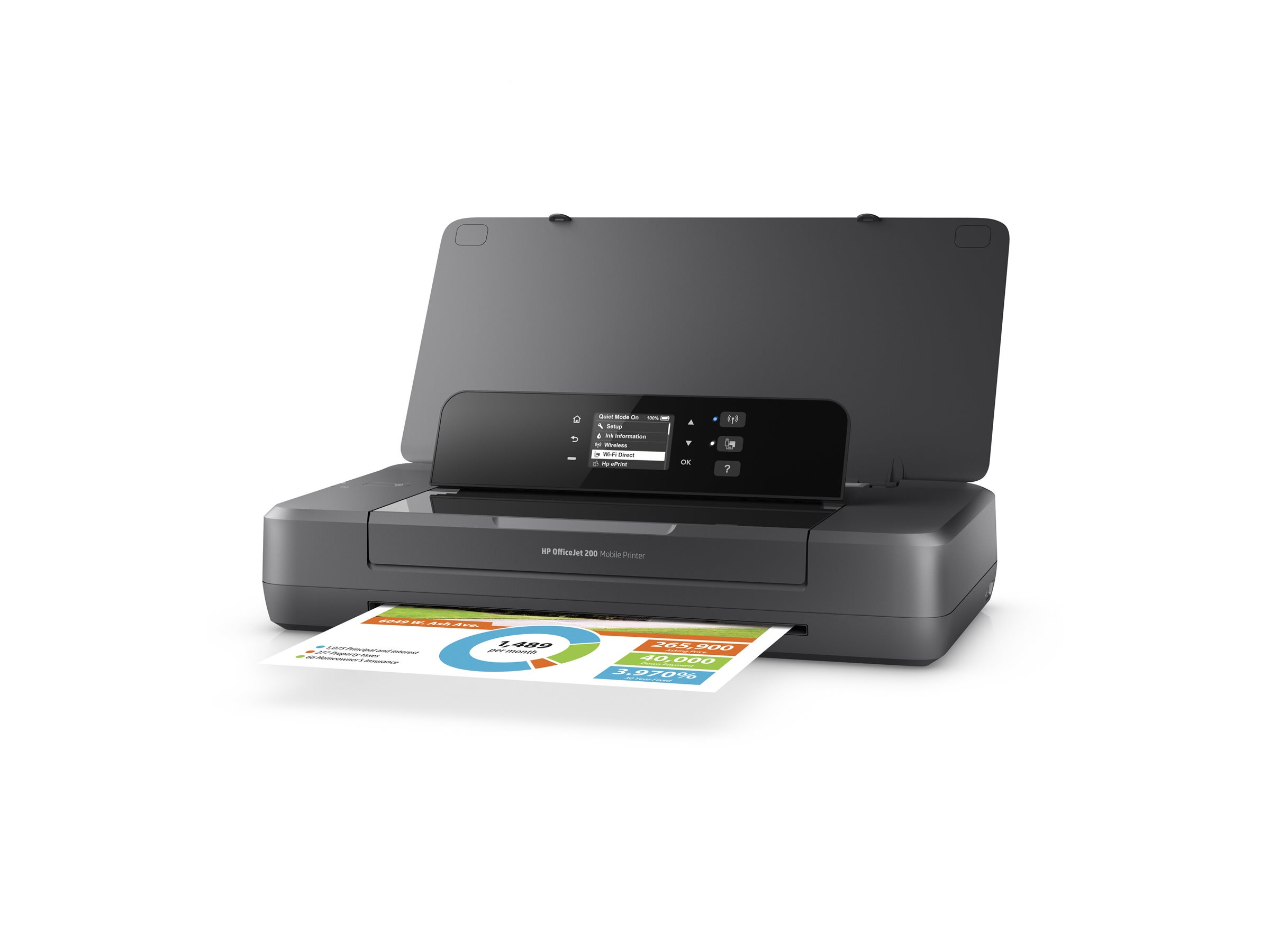 プリンター・複合機 HP OfficeJet 200 Mobile Printer HP Officejet 200 Mobile Printer - printer - colour - ink-jet