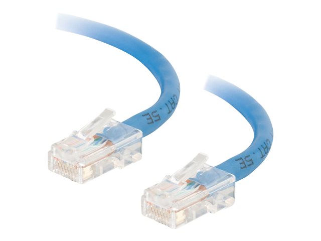 Image of C2G Cat5e Non-Booted Unshielded (UTP) Network Patch Cable - patch cable - 3 m - blue