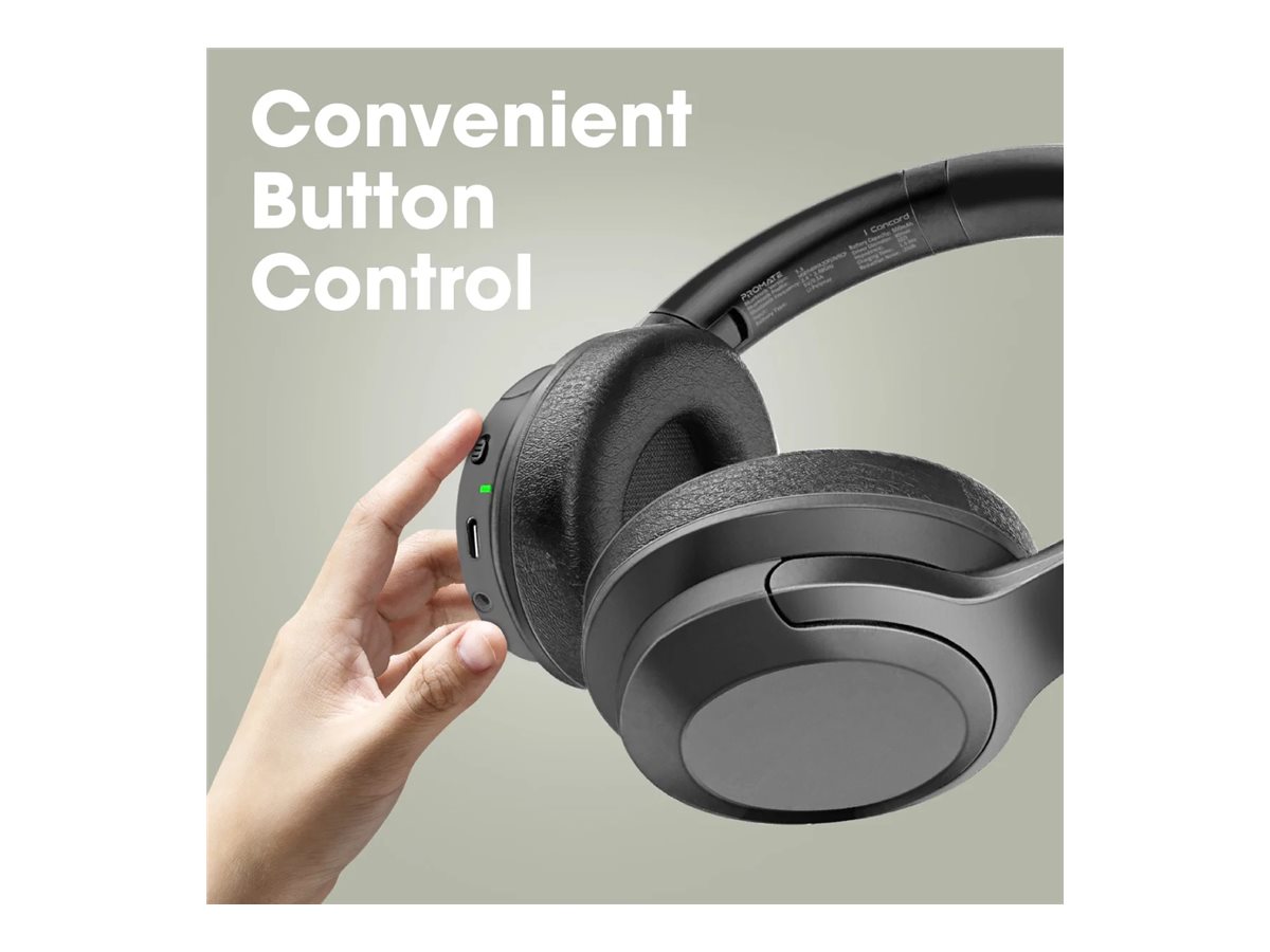 Promate Concord headphones with mic 3.5 mm Usage / lifestyle Close-up 72101