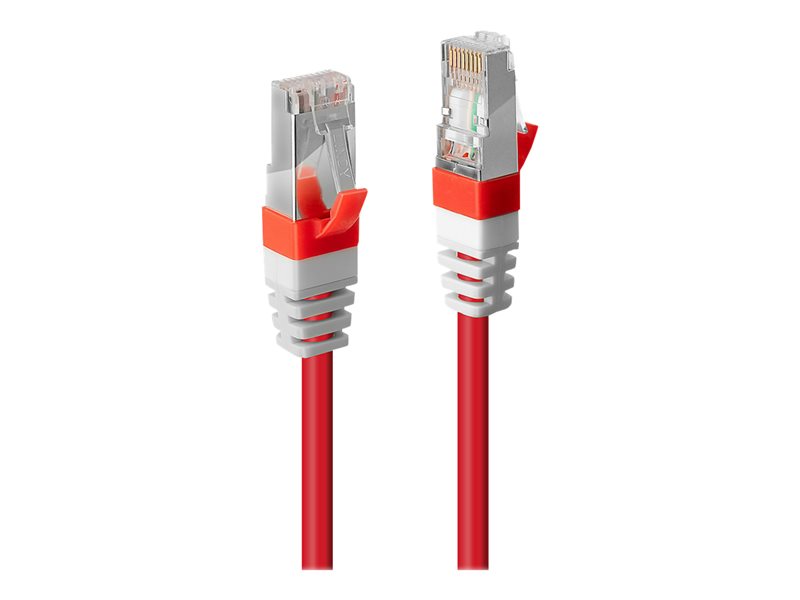 LINDY S/FTP Cat.6A Cable Red 7.5m