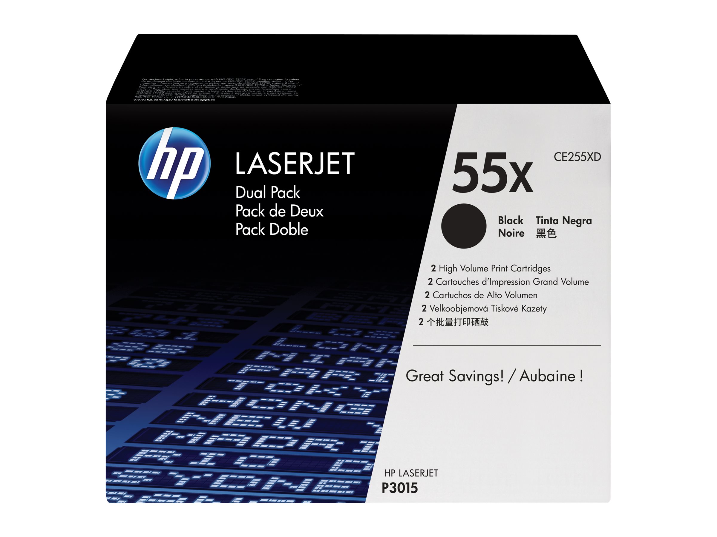 HP Laserjet CE255X Black Dual Pack