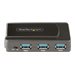 Startech 7-Port USB Hub with On/Off Switch, USB 3.0 5Gbps, BC 1.2, USB-A to 7x USB-A, Compact Self Powered USB-A Hub with 35W Power Supply, Desktop/Laptop USB Hub, 3ft Cable