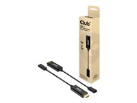Club 3D Videoadapterkabel HDMI / USB 22cm Sort