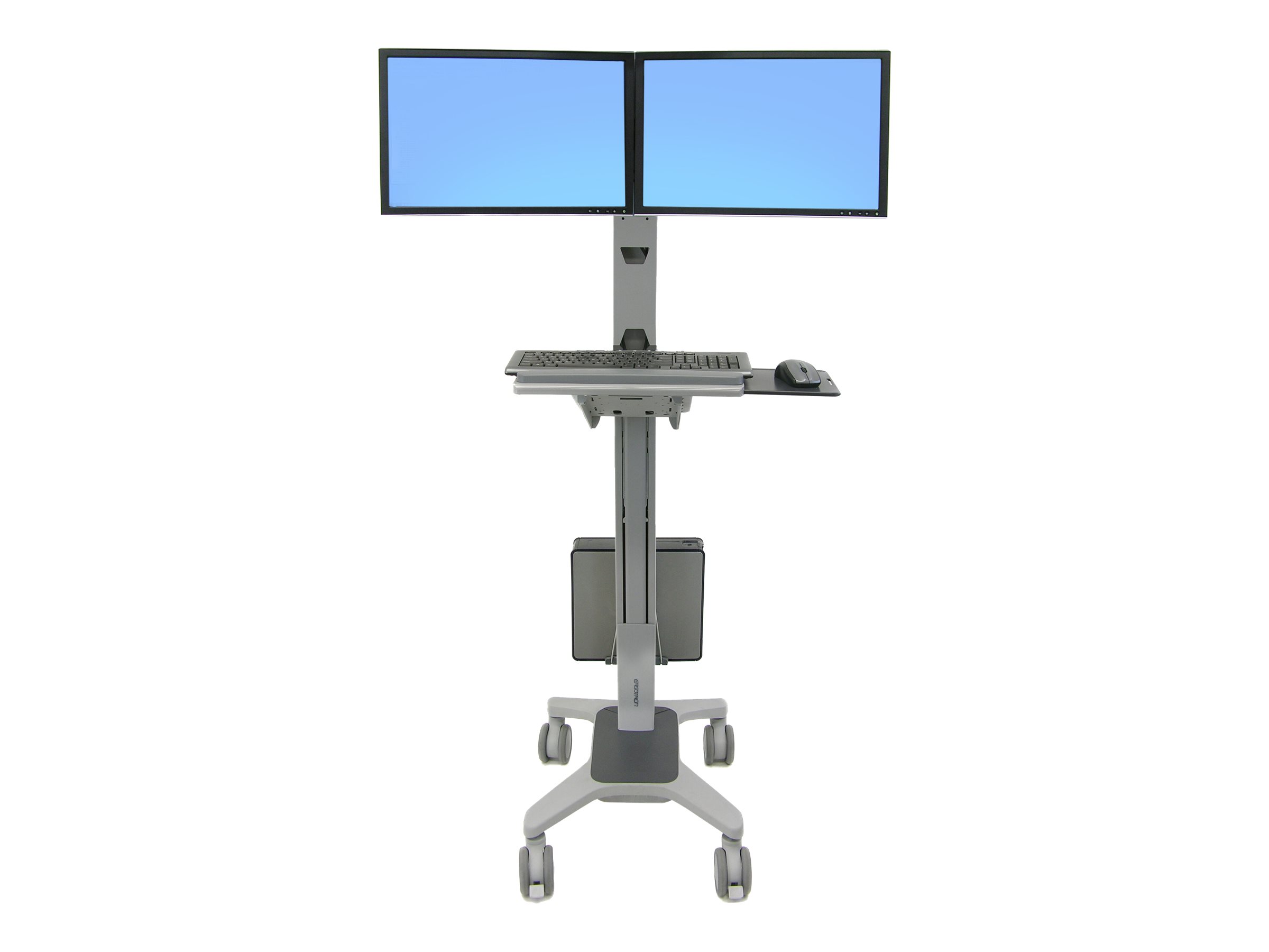 Ergotron Neo-Flex WideView WorkSpace cart Constant Force Technology for 2 LCD displays / Usage / lifestyle Right side 72480