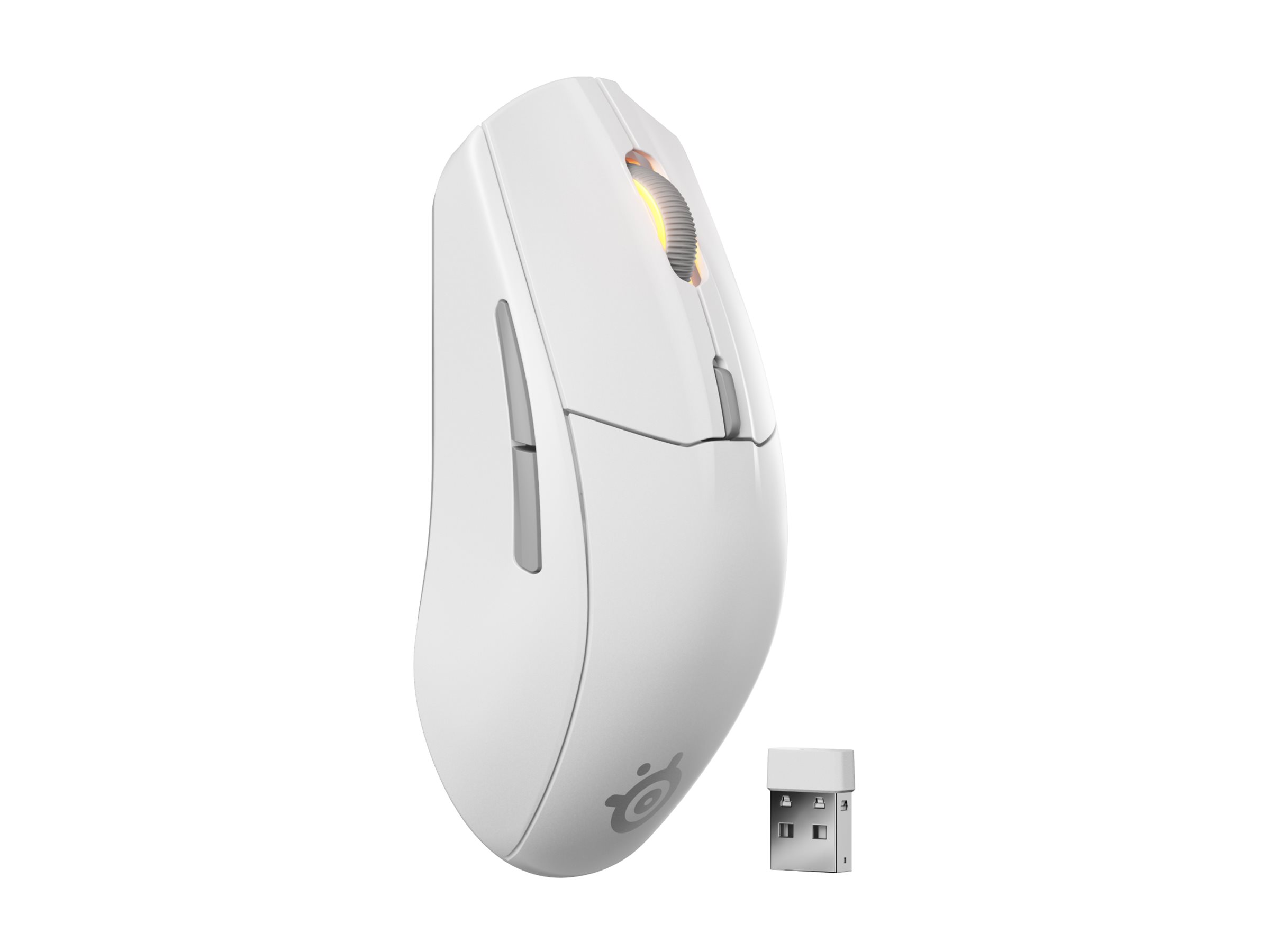 SteelSeries Rival 3 Gen 2 mouse 2.4 GHz Bluetooth 5.0 Product shot Left-angle 79900