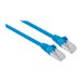 Network Patch Cable, Cat6A, 1m, Blue, Copper, S/FT