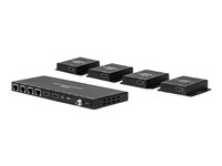 Kit Extender Splitter 4 Ports HDMI 4K30 & IR avec Loop Out, Cat.6 70m