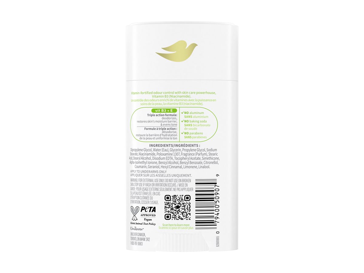 Dove Vitamin Care + Deodorant - Cucumber & Melon - 74g