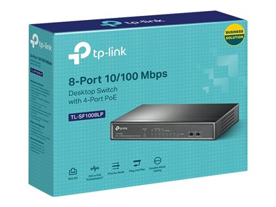 TP-LINK TL-SF1008LP 8P Switch 4P PoE