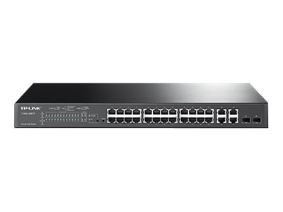 Image of TP-Link Smart PoE Switch T1500-28PCT - switch - 24 ports - rack-mountable