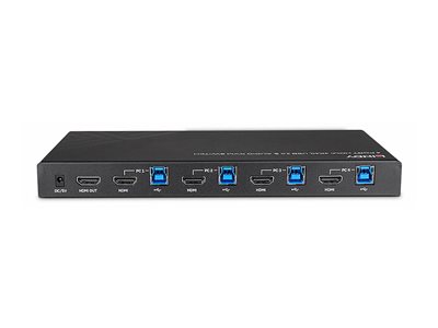 LINDY 4 Port HDMI 4K60 USB 3.0 & Audio - 39313