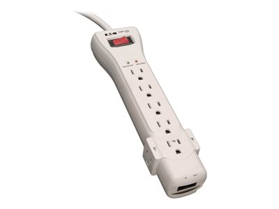 Tripp Lite Surge Protector Power Strip 120V 7 Outlet RJ11 7' Cord 2520 Joules