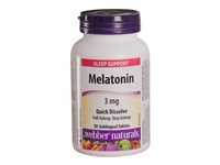 Webber Naturals Melatonin Sublingual Tablets - 3mg - 90's