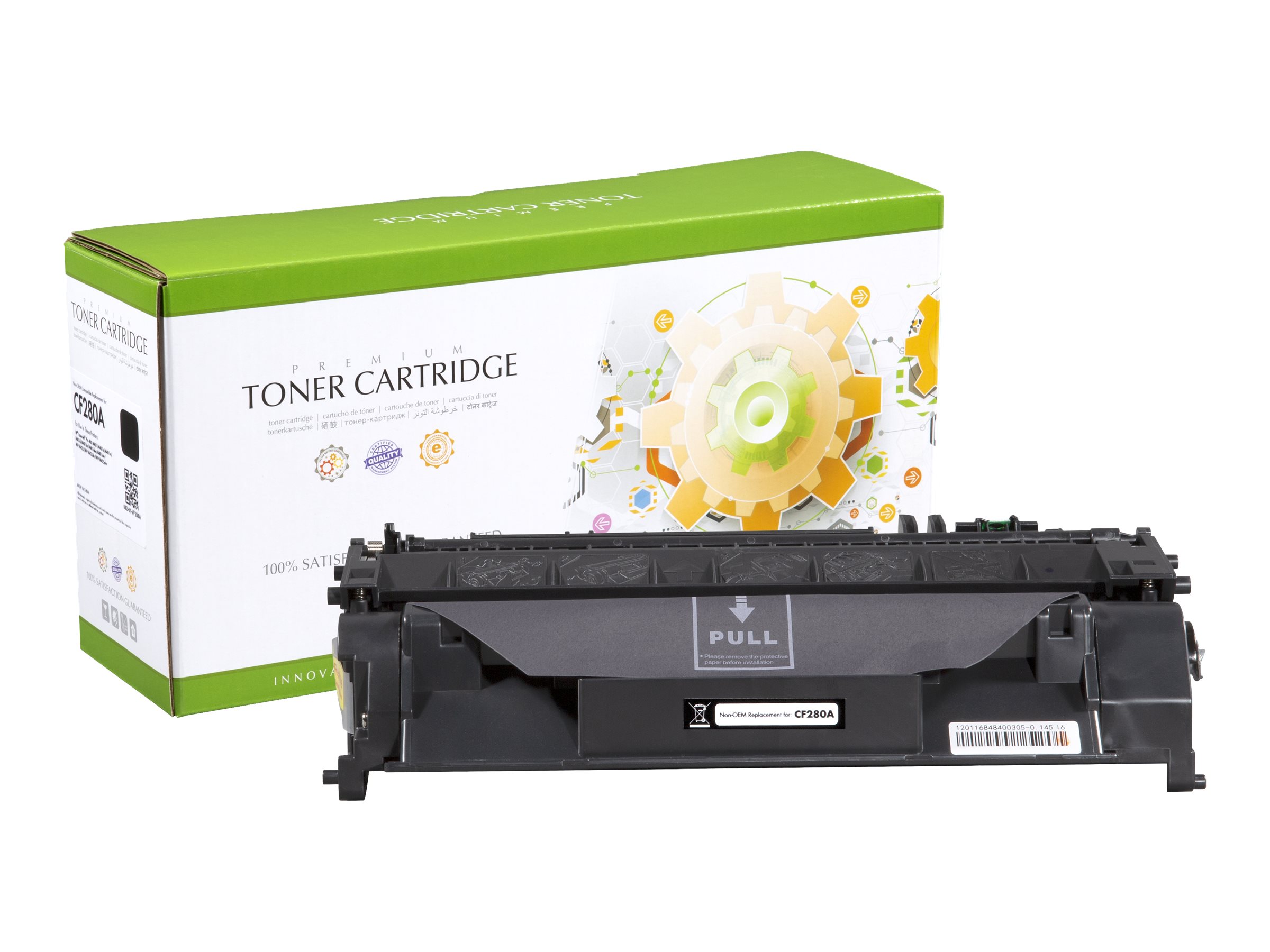 STATIC Toner cartridge compatible with HP CF280A black compatible 2.700 pages