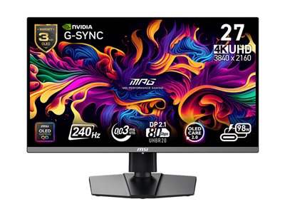 MPG 272URX QD-OLED 27IN FLAT GAMING MONITOR