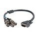 C2G Premium VGA Male to RGBHV (5-BNC) Male Video Cable