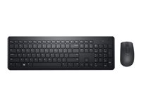 Dell Keyboard and Mouse KM3322W - keyboard and mouse set - QWERTY - UK - black - with 3-year NBD Advanced Exchange Input Devi