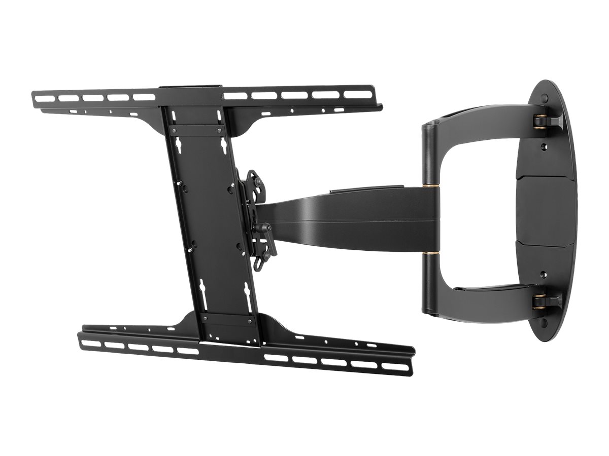 Peerless Universal Full-Motion Plus Wall Mount SA752PU mounting kit - for flat panel - gloss black