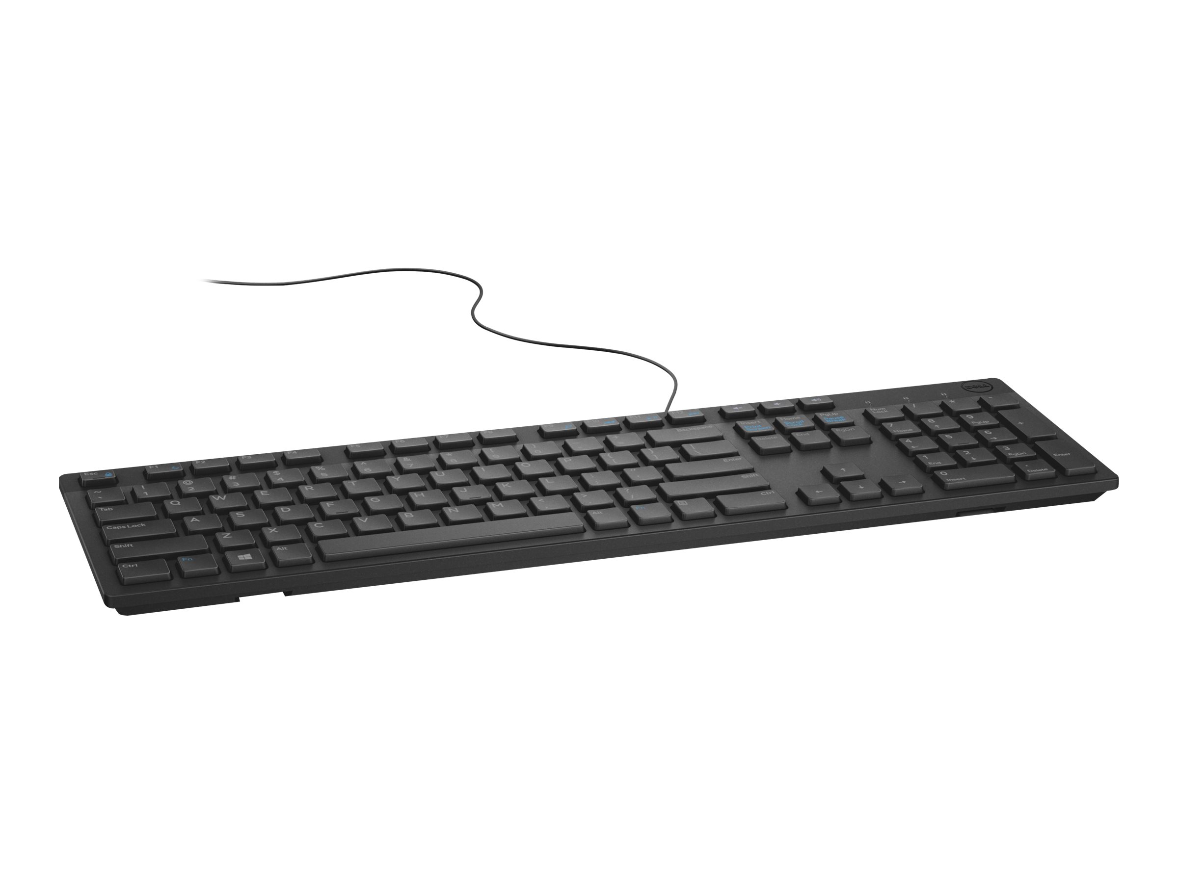 Dell KB216 keyboard black Input Product shot Front 79950