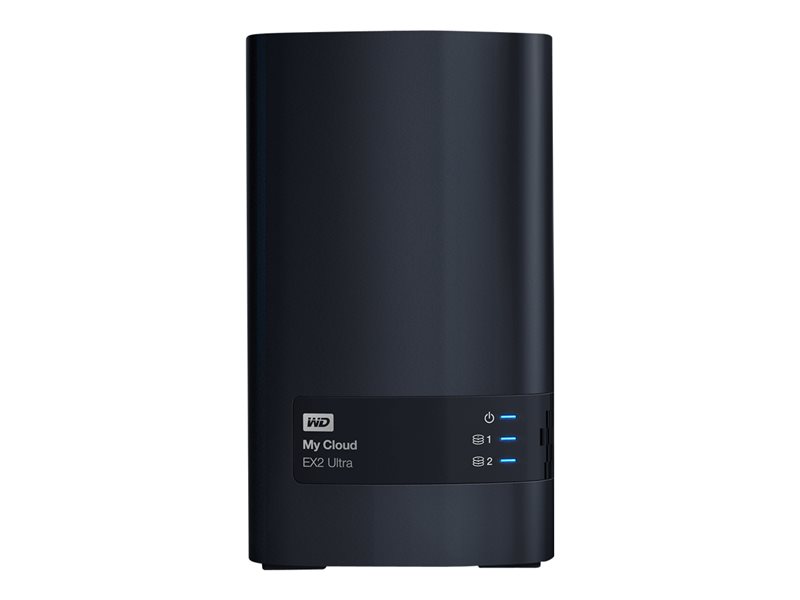 WD My Cloud EX2 Ultra NAS 32TB personal cloud stor. incl WD RED Drives 2-bay Dual Gigabit Ethernet 1