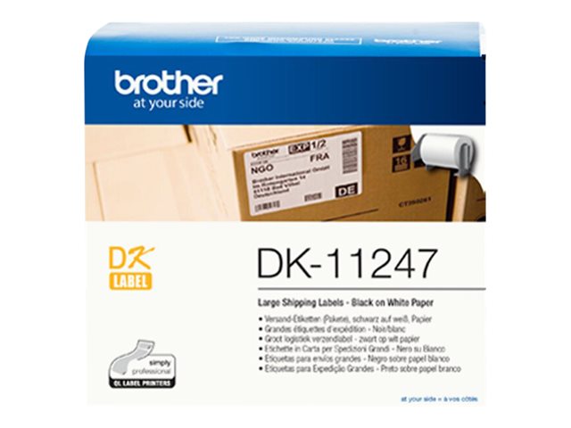 Brother Dk 11247 Labels 180 Labels 103 X 164 Mm