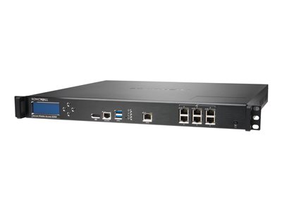 SonicWall Secure Mobile Access 6200 Security appliance GigE 1U 100 users 