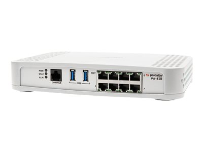 Palo Alto Networks PA-410 Security appliance on-site spare 1GbE