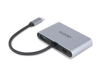 Dicota USB-C Portable 5-in1 Docking Station 4K HDMI/DP PD