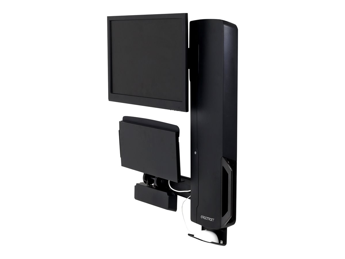 Ergotron StyleView Sit-Stand Vertical Lift, High Traffic Area montážní sada - pro LCD displej / klávesnice / myš - systém pro sezení a stání, oblast s vysokým provozem - černá – foto 3