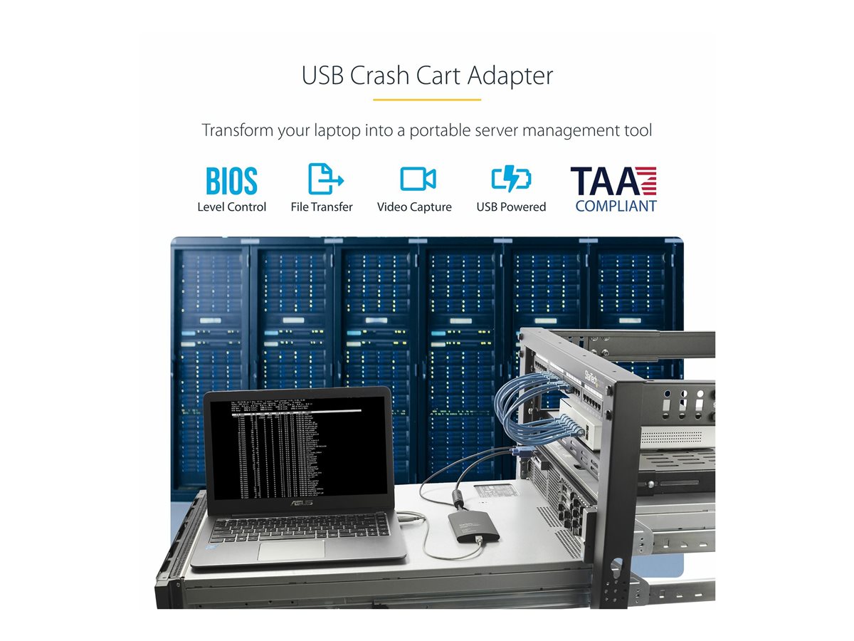 STARTECH KVM Portable Crash Cart w/File Transfer – foto 9