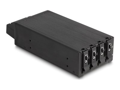DELOCK Slim Bay Wechselrahmen für 4 x M.2 NVMe SSD SFF-8654