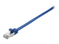V7 CAT 7 Kabel med afskærmning med folie og kobberfletning (SFTP 3m Patchkabel Blå