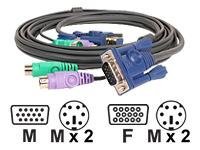 IOGEAR Micro-Lite - Keyboard / video / mouse (KVM) cable