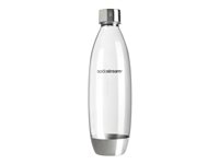 SodaStream 1L Carbonating Bottle - Stainless Steel