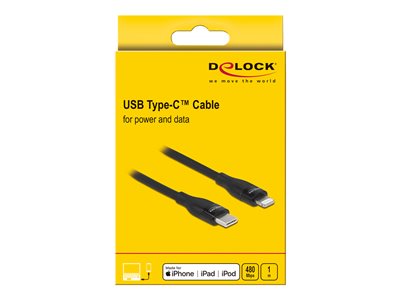 DELOCK Kabel USB Type-C zu Lightning 1 m - 86637