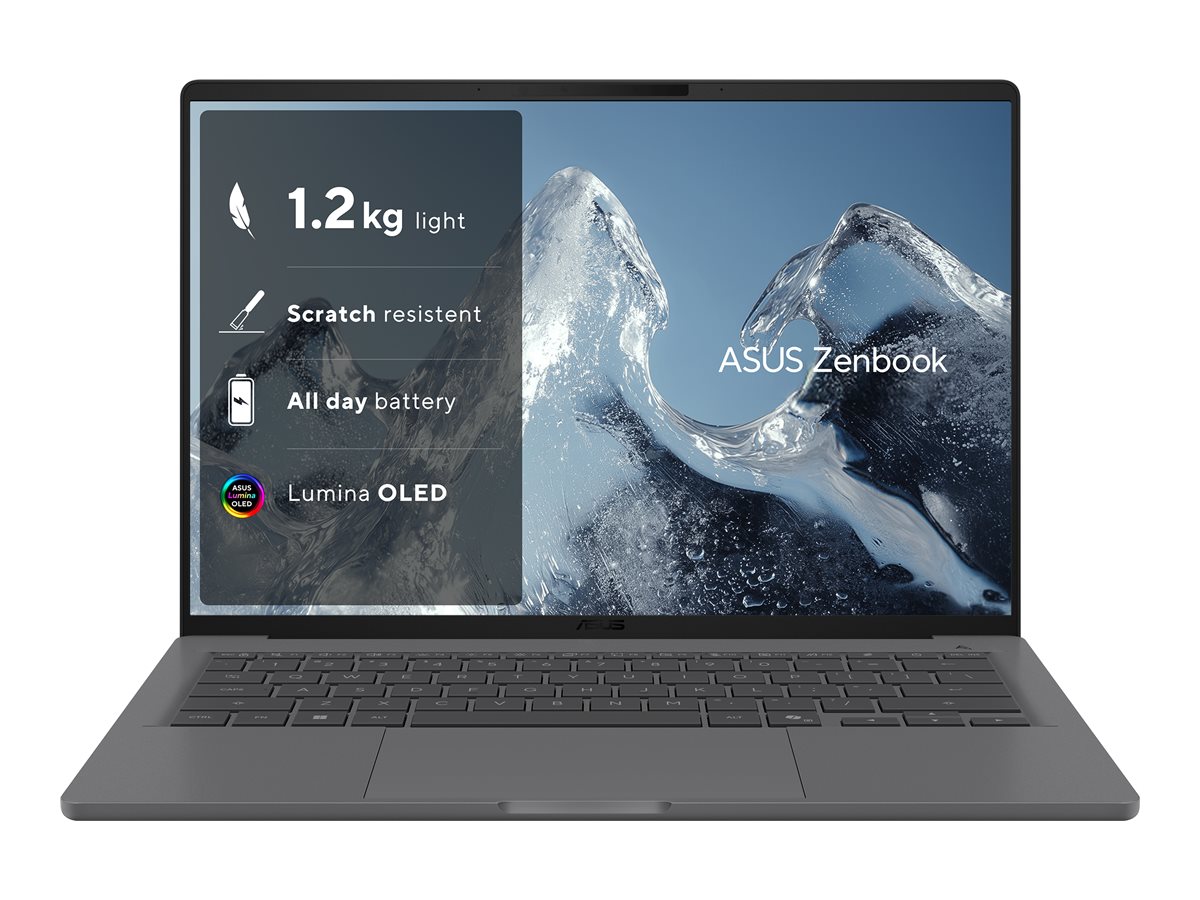 ASUS Zenbook A14 UX3407NA-QD046W Copilot+ PC 14 Qualcomm Snapdragon X2 Elite X2E-88-100 Product shot Back 79000