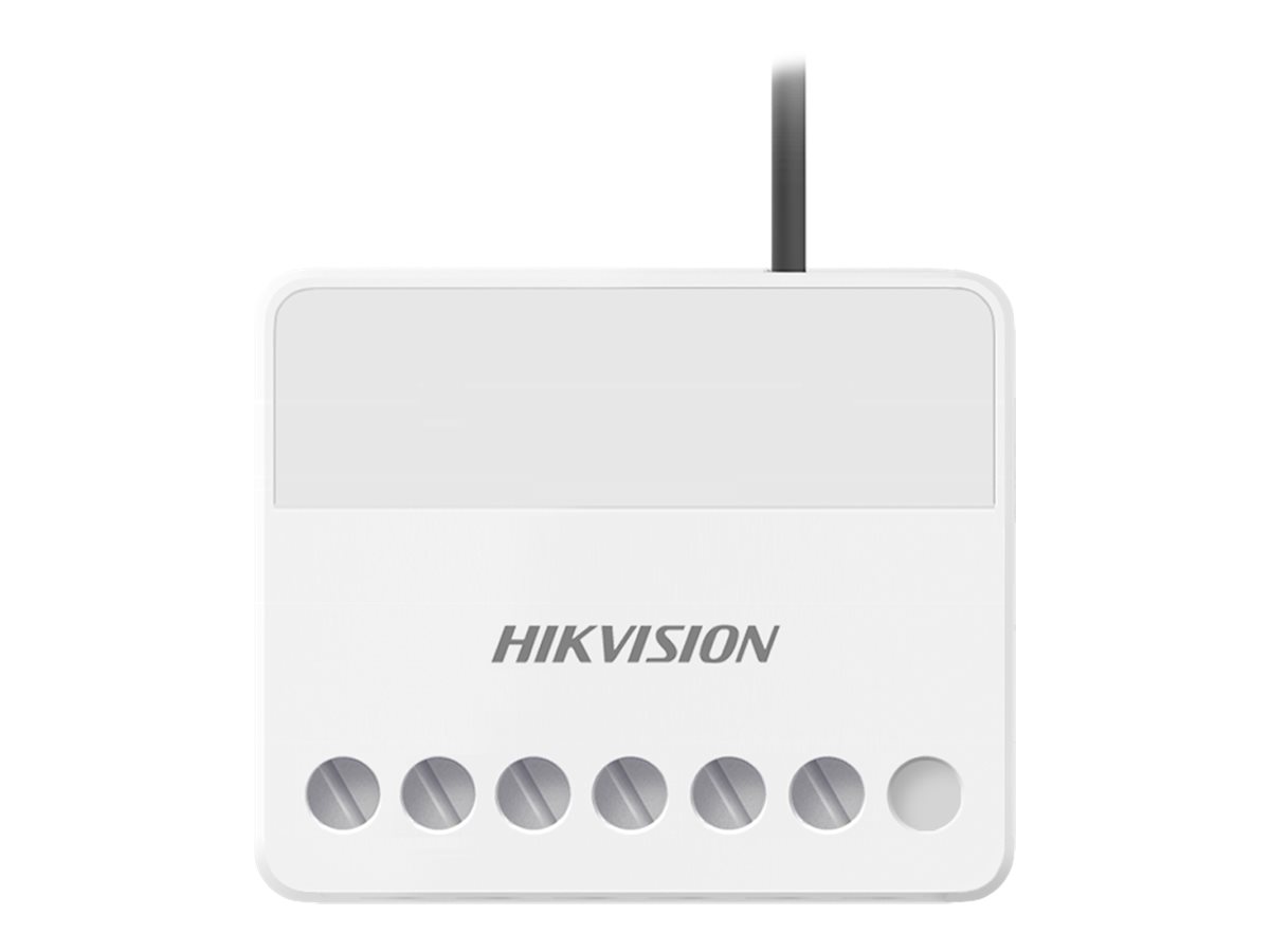 Hikvision AX PRO DS-PM1-O1L-WB - Módulo de relé - inalámbrico - 433 MHz RF protocol - blanco