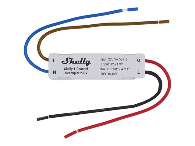 SHELLY 1-Channel 230V Decoupler FG3800238072117