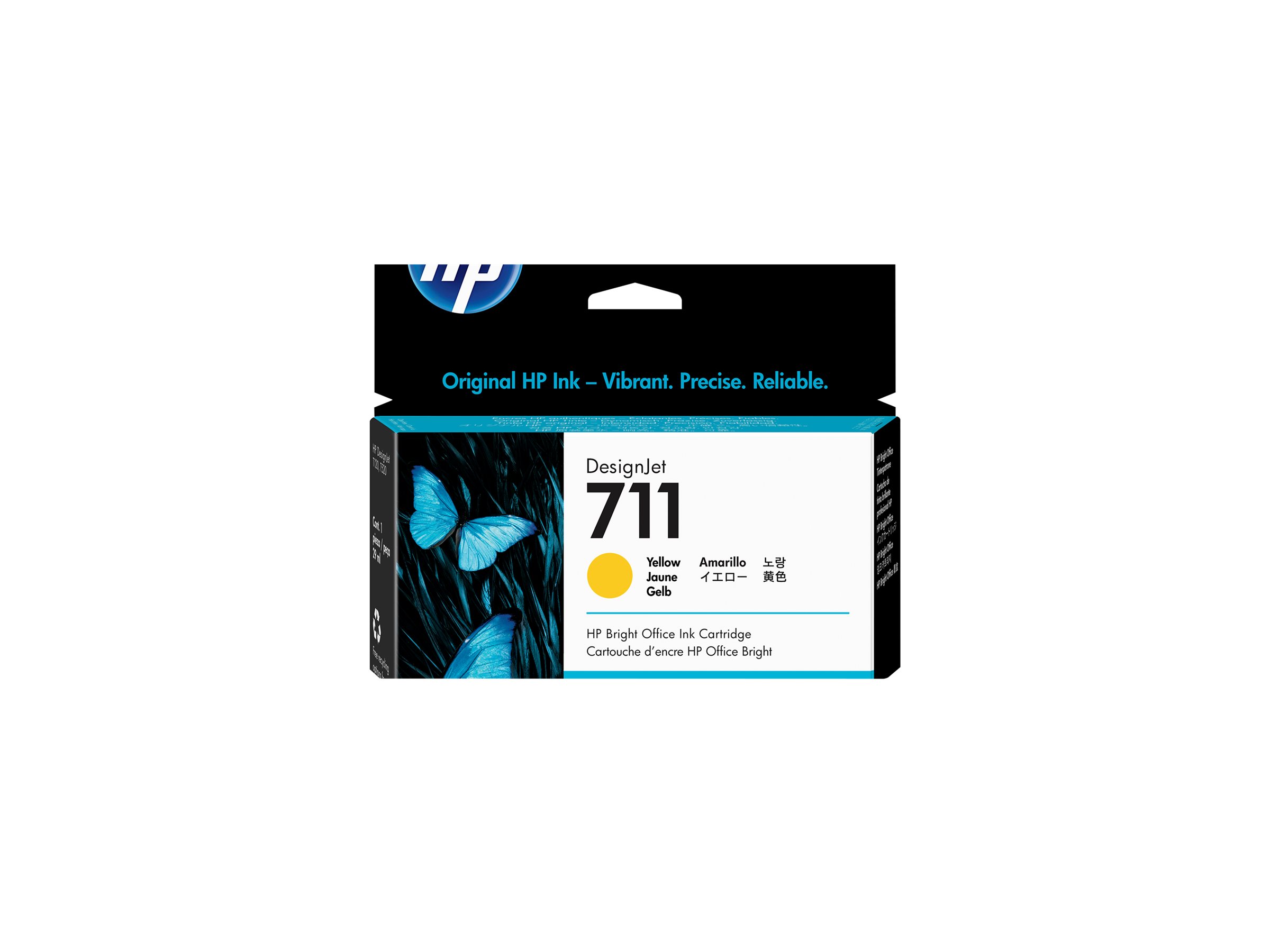 Hp 711 Yellow Original Designjet Ink Cartridge Hp 711 Yellow Original Designjet Ink Cartridge
