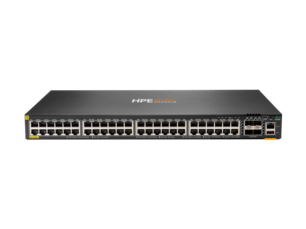 HPE Aruba 6300F Switch 48G CL4 PoE