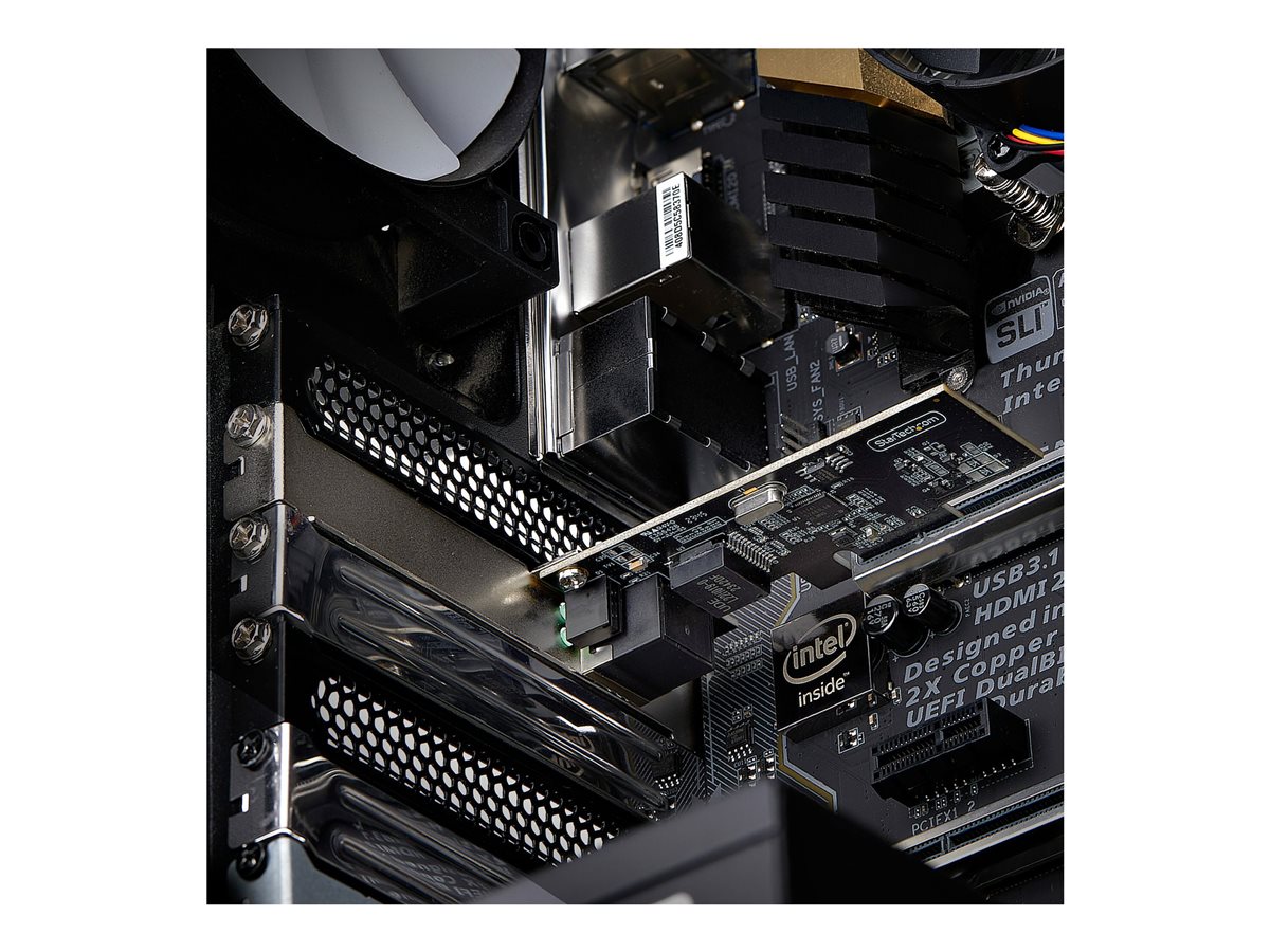 StarTech.com 1-Port 2.5G NBASE-T PCIe Network Card, Computer Network Interface Card, Intel I225-V, Single-Port Ethernet, Multi-Gigabit NIC (PR12GI-NETWORK-CARD) - síťový adaptér - PCIe 2.0 - 10/100/1000/2500Base-T x 1 – foto 8