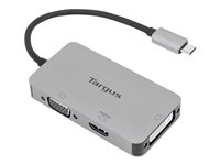 Targus USB-C Single Video Adapter with 4K HDMI/DVI/VGA Docking station USB-C V image