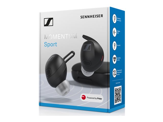 Sennheiser MOMENTUM Sport Bluetooth Earphones - Black - 700304