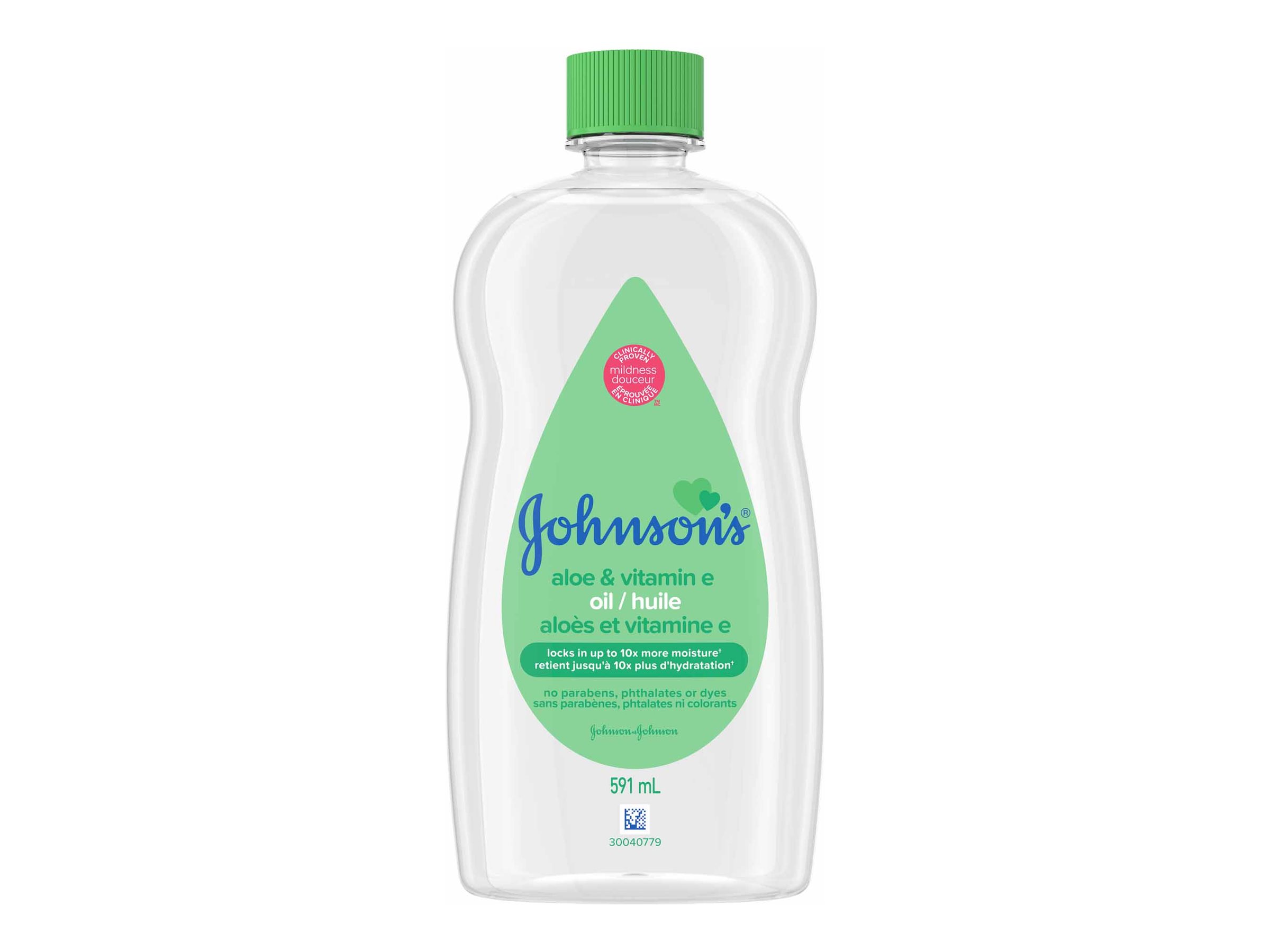 Johnson's Aloe & Vitamin E Oil - 591ml