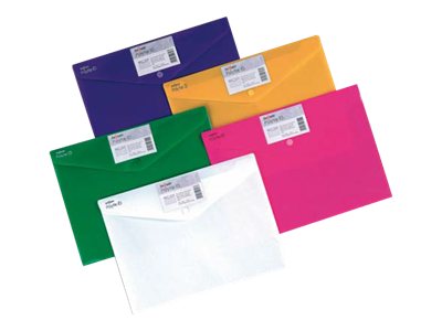 Snopake Polyfile Id Document Wallet For A4 Capacity 150 Sheets Clear Pack Of 5